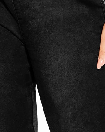 Ever Versatile Affordable Outdoor Adventure Artist Vibe Shay Side Stripe Jogger | Black Wash