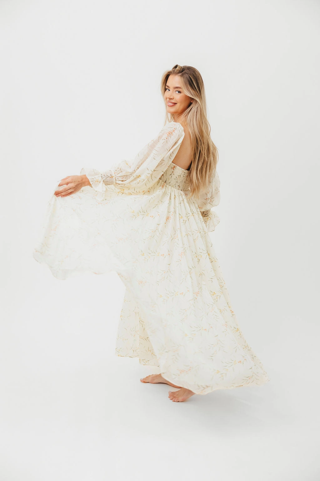 Ryder Grace Maxi Dress in Cream Grace Vibe