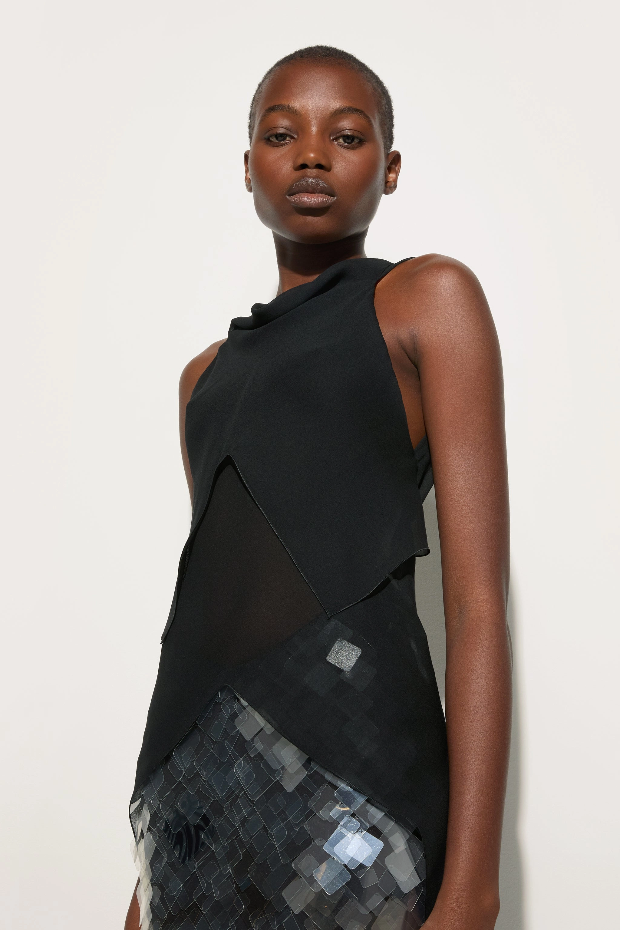 Relaxed Fit Look budget-friendly Silk Long Dress With Embroidery And Sequins