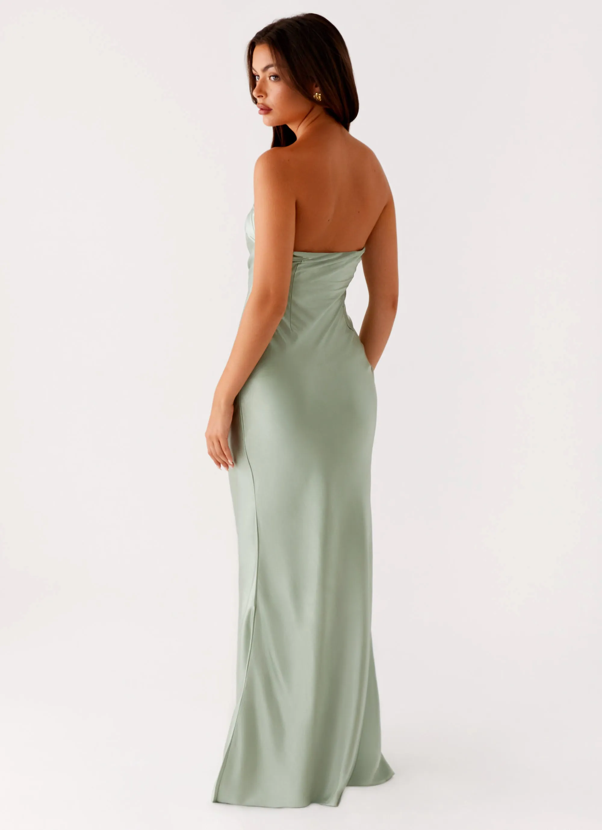 Bright-colored piece Monte Carlo Maxi Dress - Sage