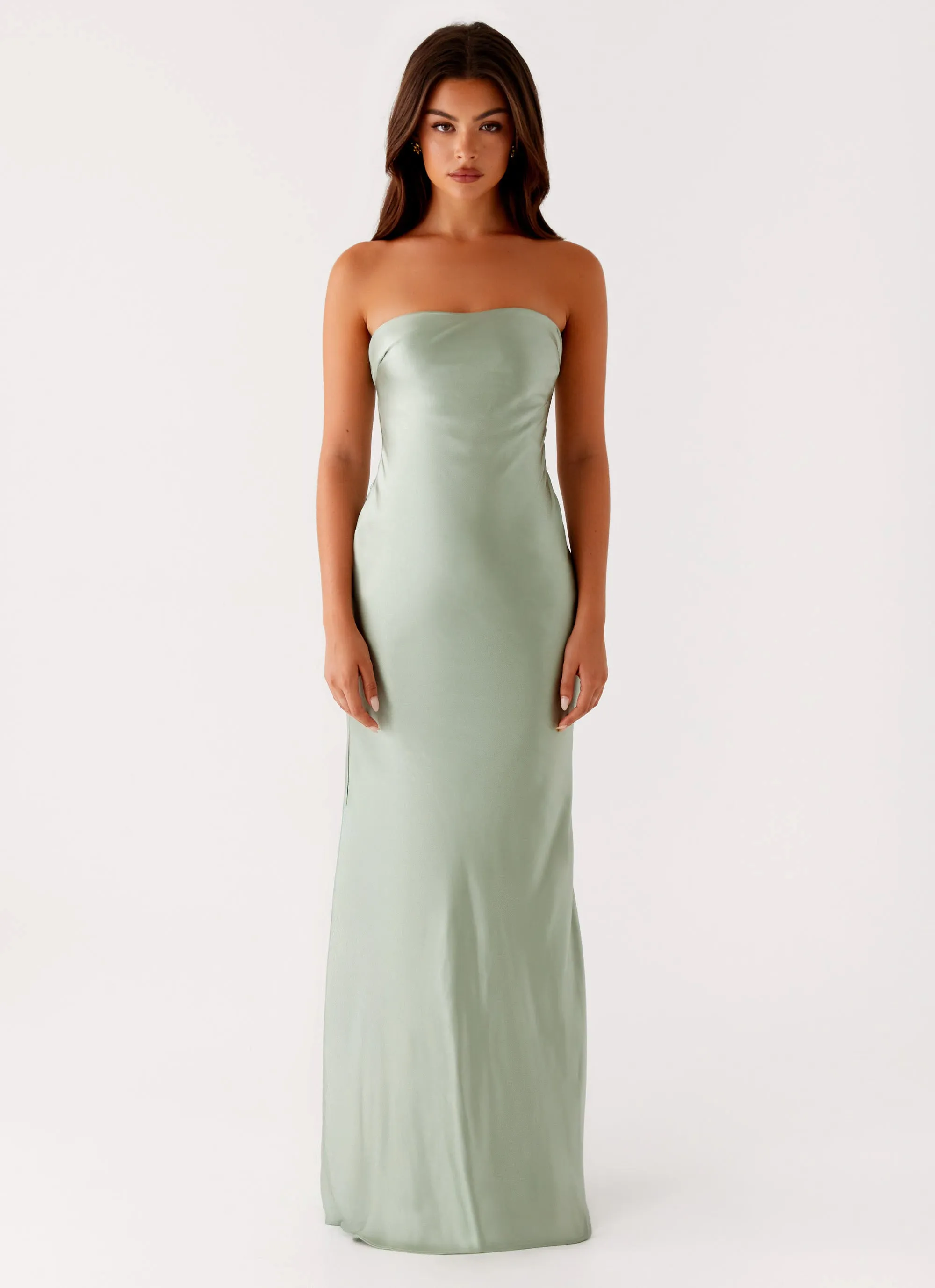Monte Carlo Maxi Dress - Sage Unlined Look Elegance Glow