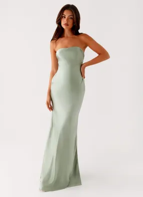 All Gender Fit Refined Stitch Monte Carlo Maxi Dress - Sage