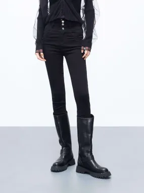 Go-To Style No Fuss Fit Skinny High Waist Stretch Jeans