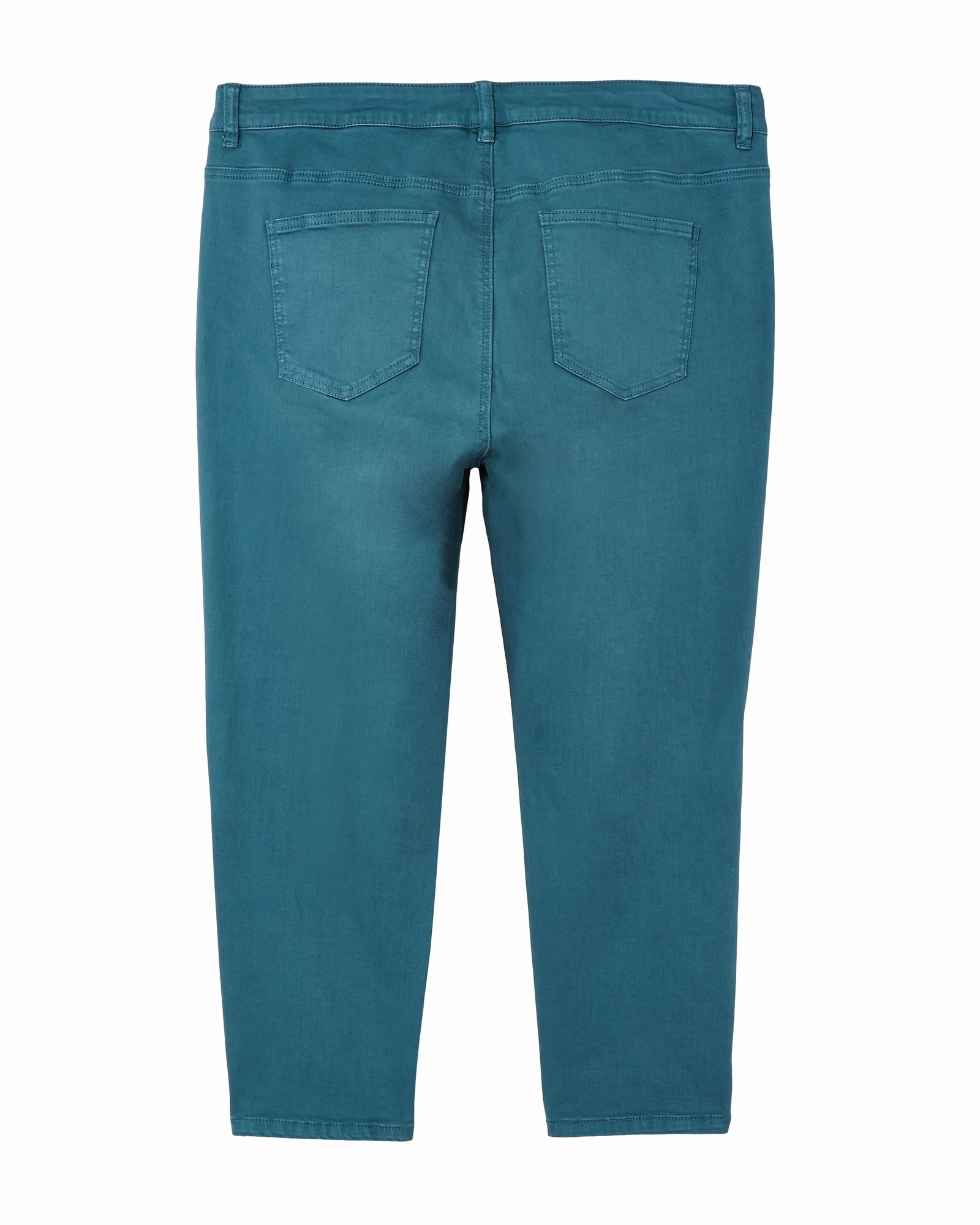 Breathable Work Meeting Relaxed Style Waldorf Ankle Jean | Azure Blue