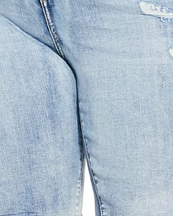 Young Denim Short | Light Wash Smart Tailoring Core Item