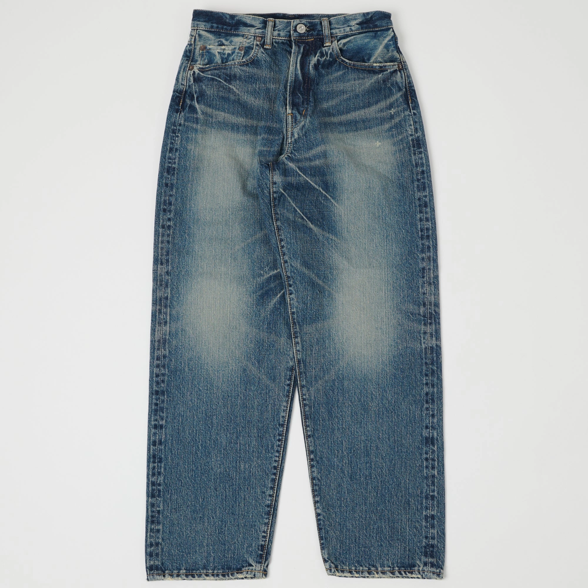 Spellbound 713B 13.5oz Extra Wide Tapered Jean - Blast Wash Trendy Comfort Winter Warmth Durable