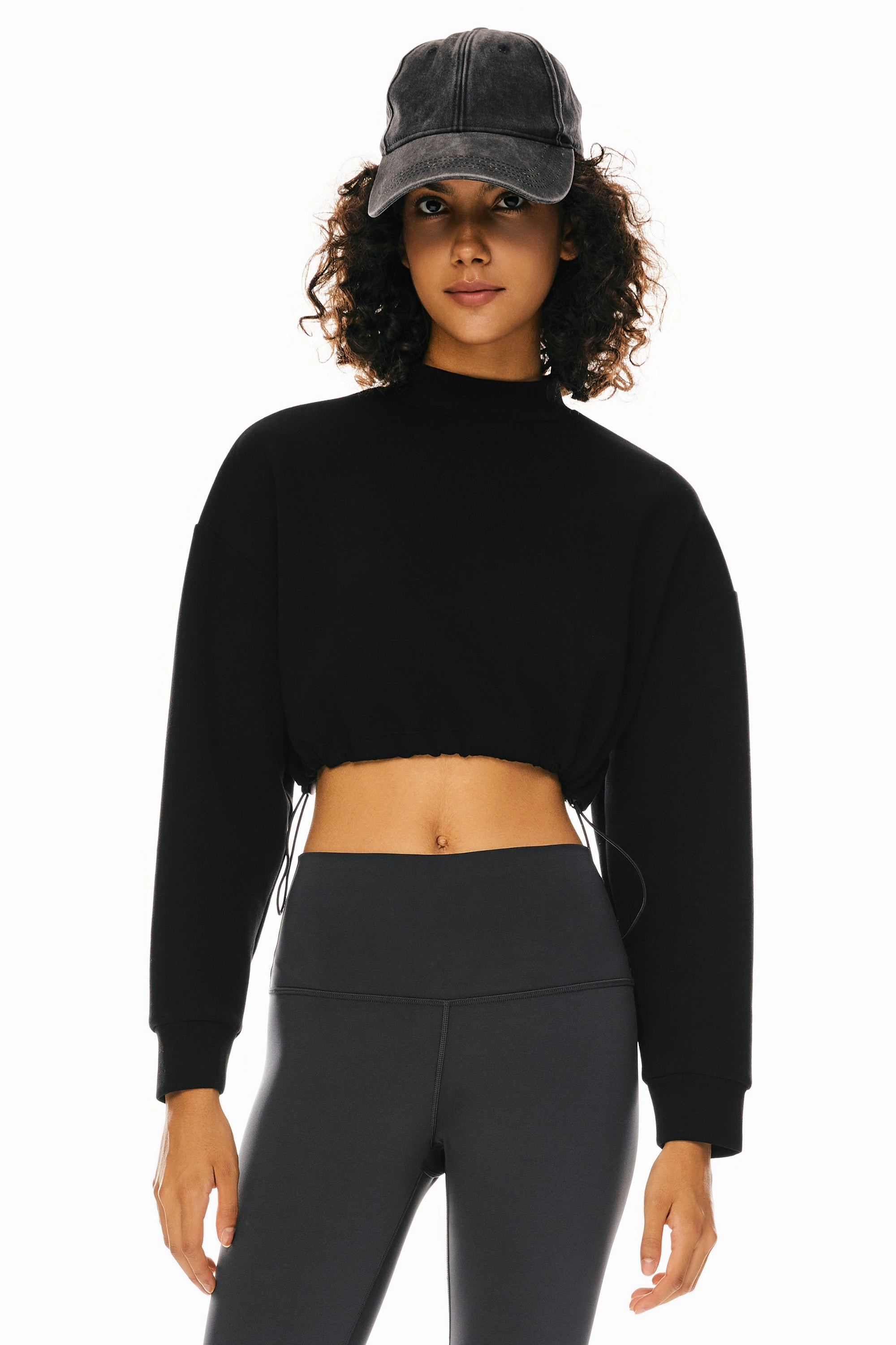 Active Vibe Smart Casual Cropped Casual Sweatshirt