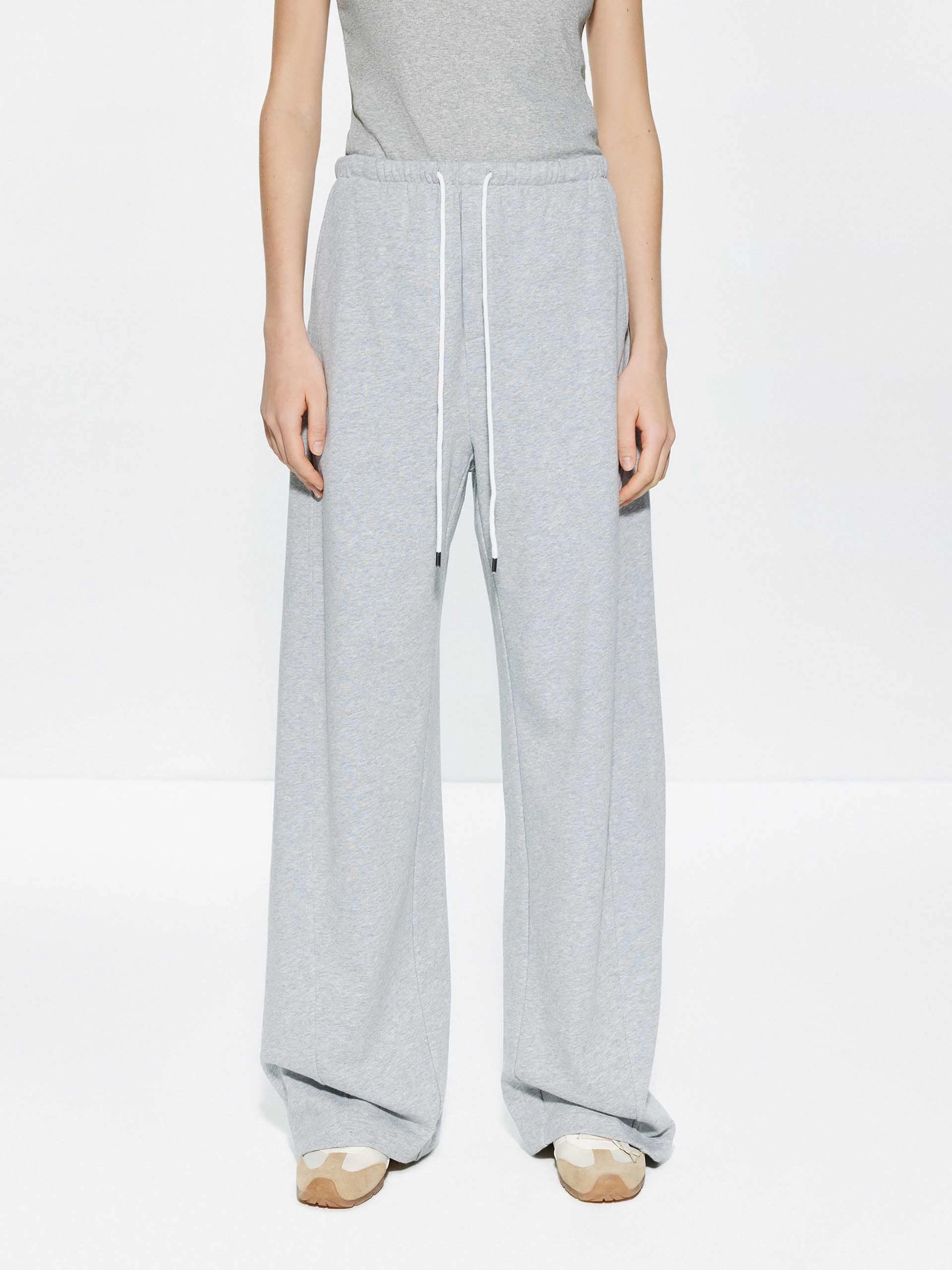 Warm design Cotton Barrel Leg Pants