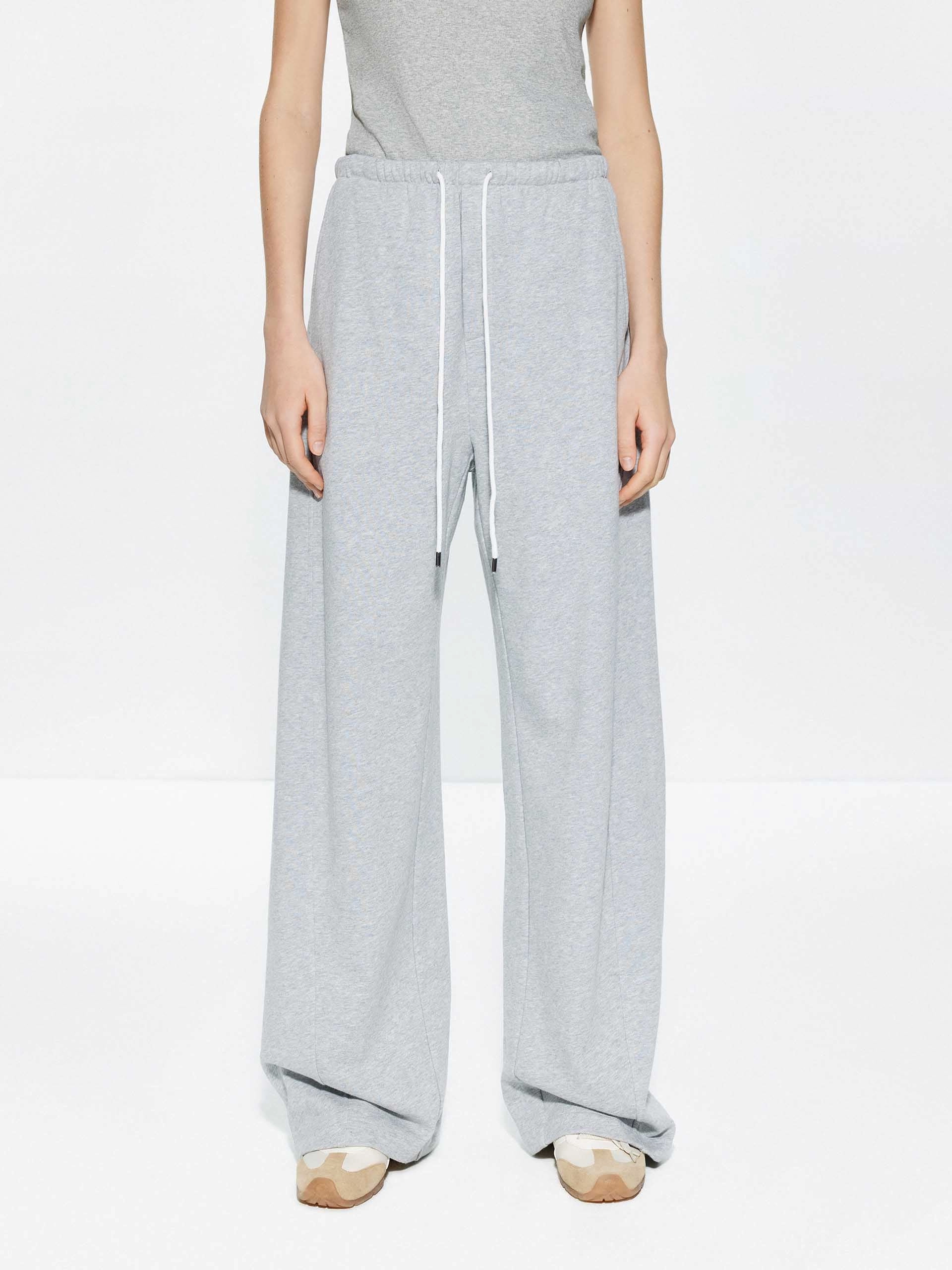 Cotton Barrel Leg Pants Relax Fit Design