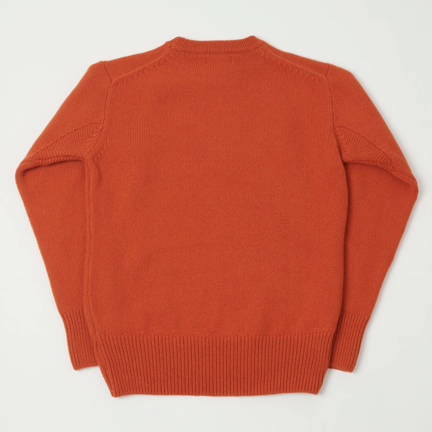 Merz b. Schwanen 'Good Basics' Wool Cashmere Knit Pullover - Rust Seasonal Comforted