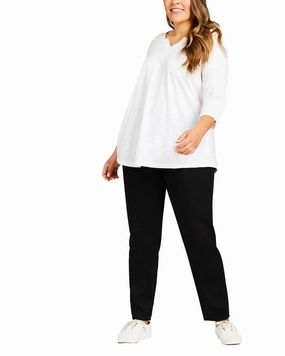 Comfy Waist Fit Daily Wear Nature Lover Blaire Hi Rise Jegging | Black