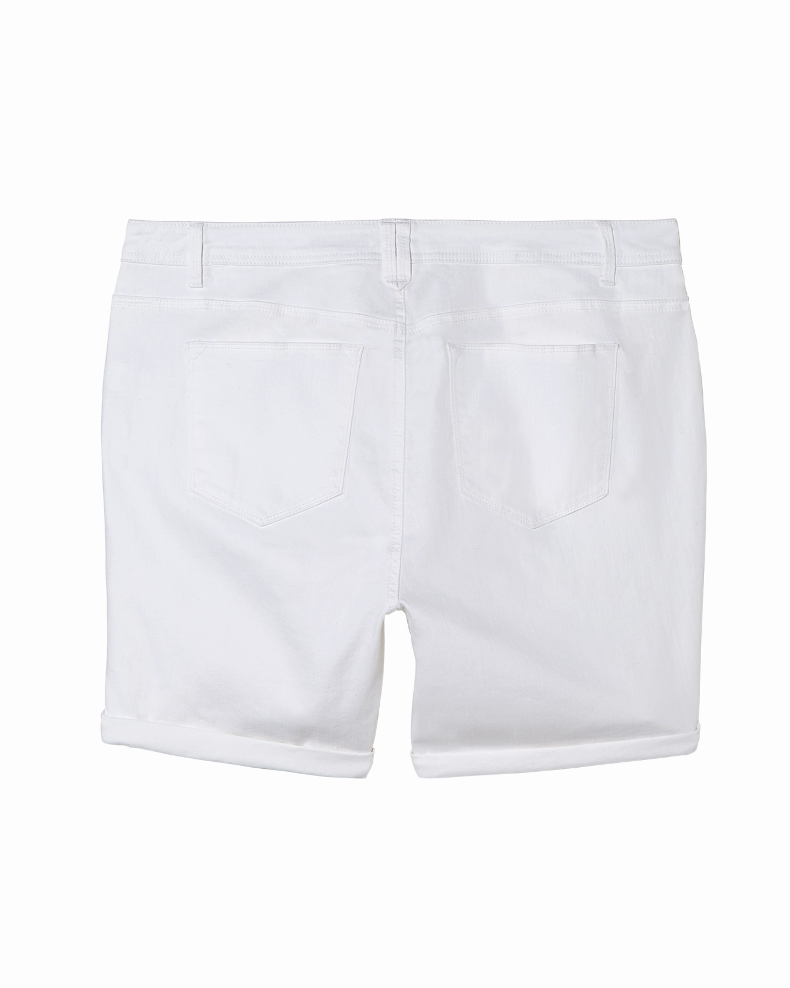 Joval Roll Cuff Short | White Everyday Fashion City Walk Weekend Warrior