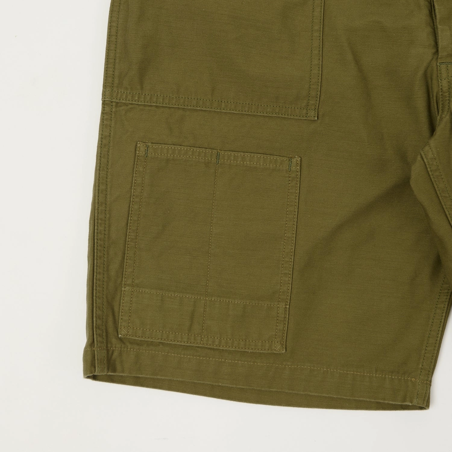 Sleek Look Freewheelers & Co Motor Psyclone 'Grunts' Shorts - Olive