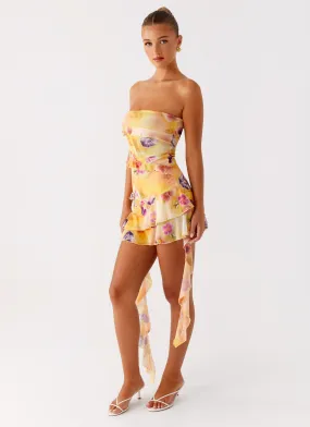 Grace Soft Macey Mini Dress - Sunburst Floral