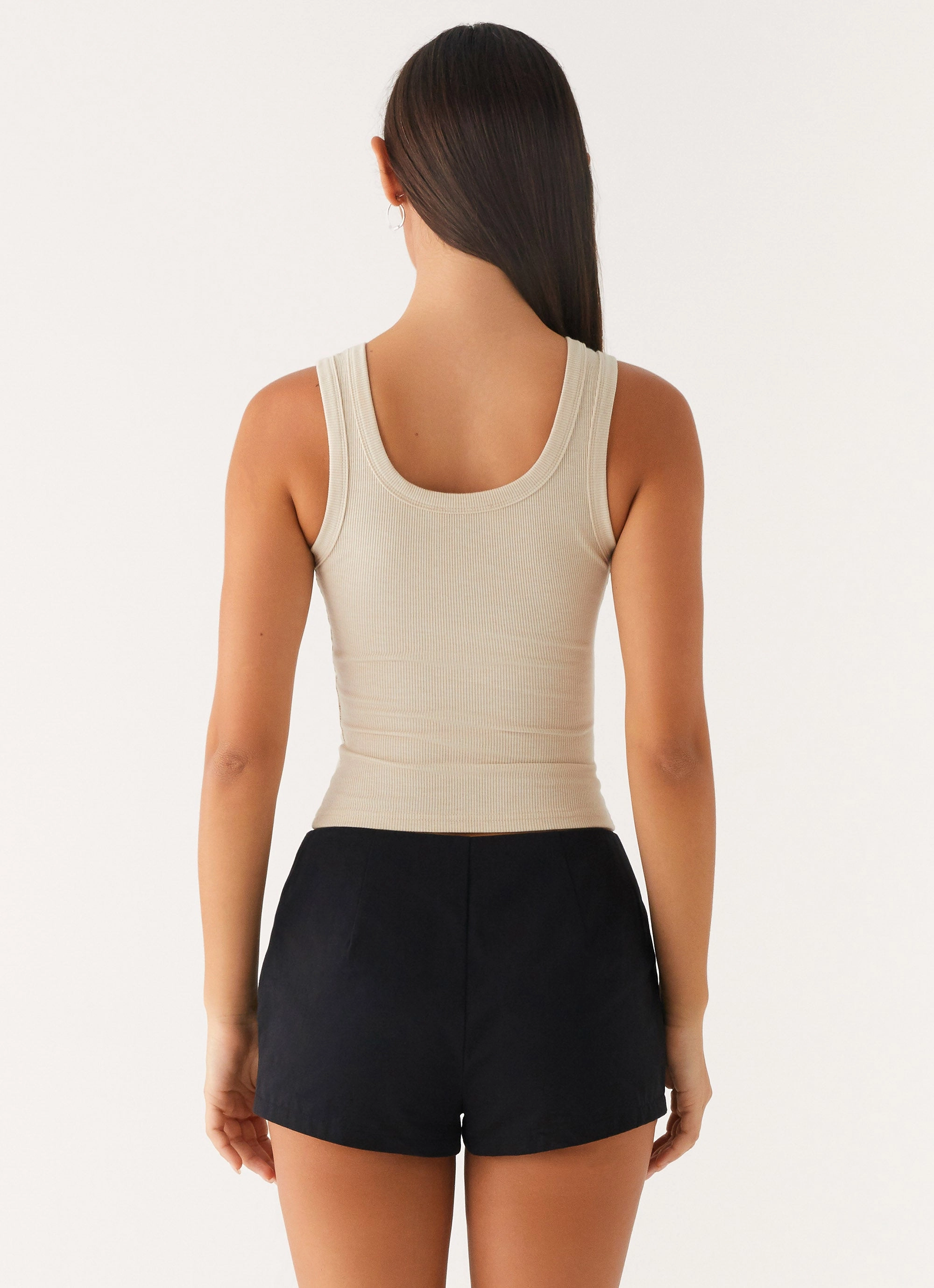 Signature Tank Top - Oatmeal short service life