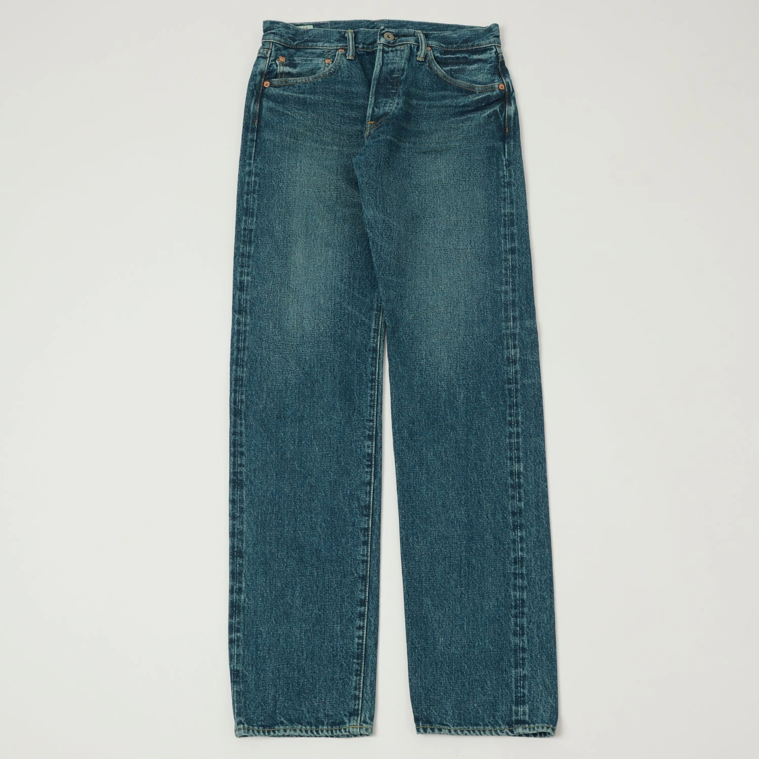 All-day Comfort ONI Denim 246 Ishikawadai 15oz Relaxed Tapered Jean - Used Wash