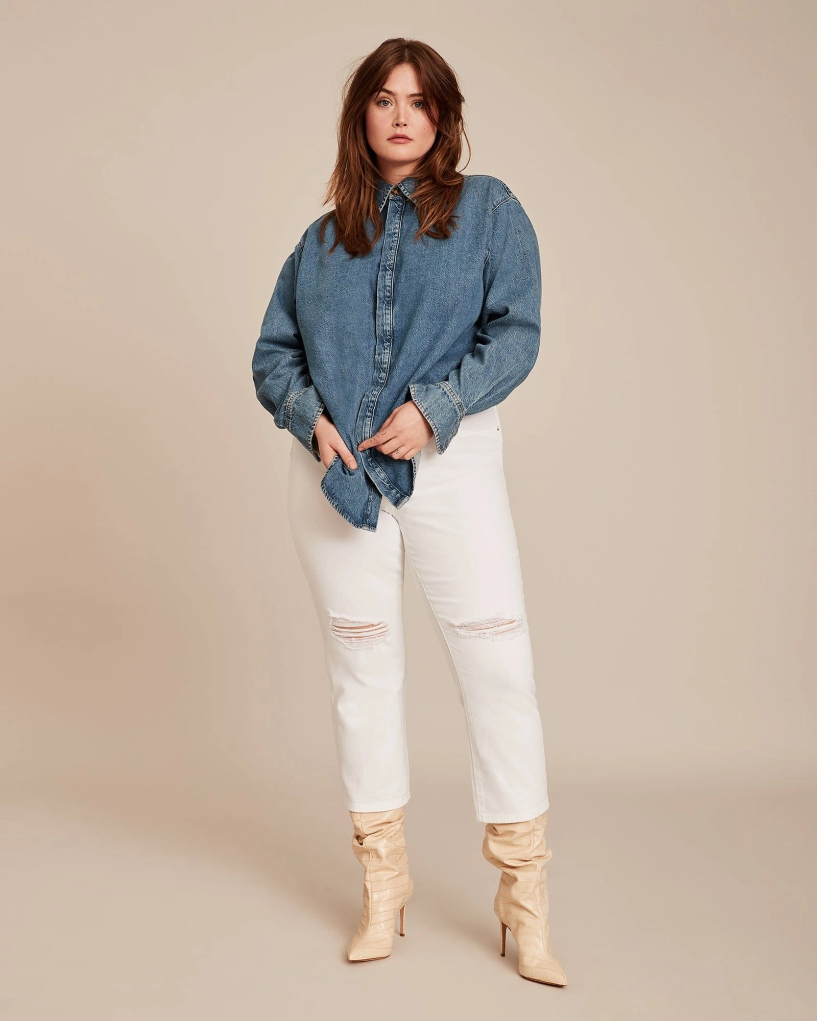 Patti Straight Jean | WHITE Reliable Basic