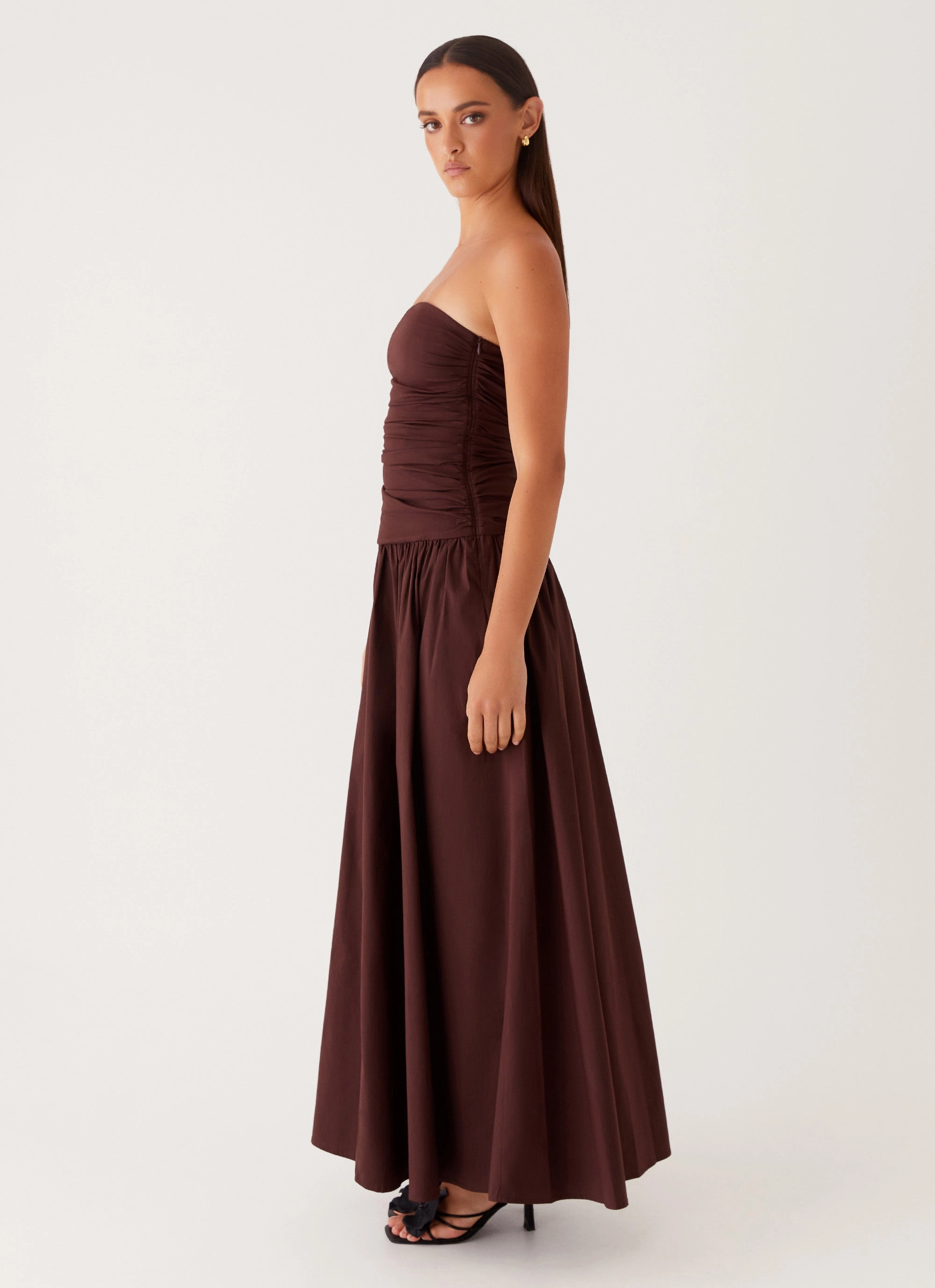 Neat Finish Carmel Maxi Dress - Brown