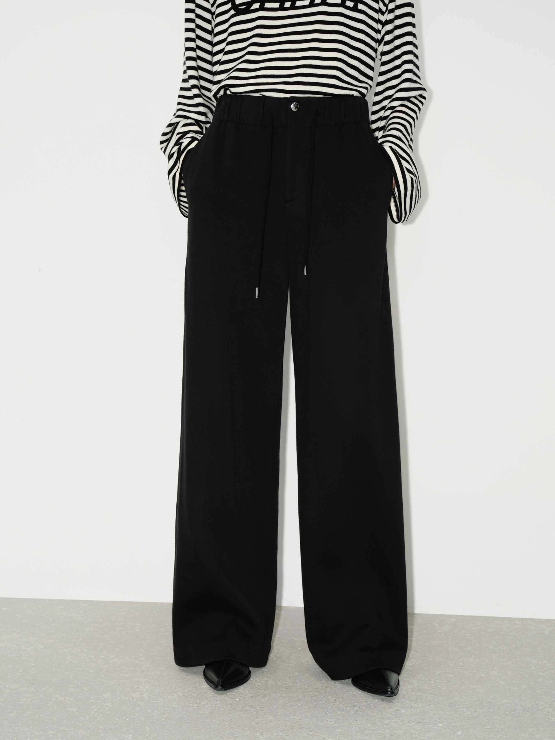 Straight Leg Cotton Pants Casual Essentials Tough Build