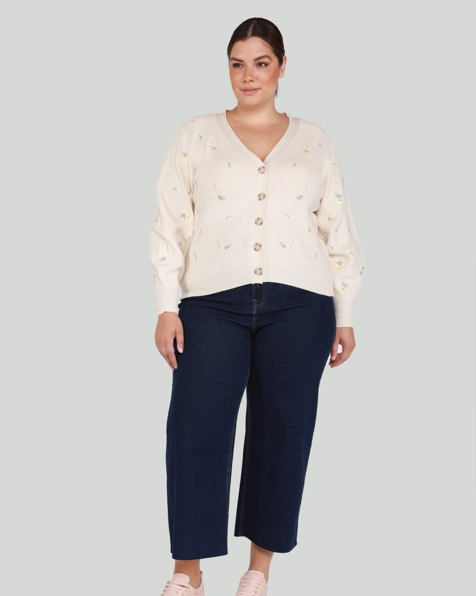 Base Look Mallory Super High Rise Culotte | Blue Dark Wash