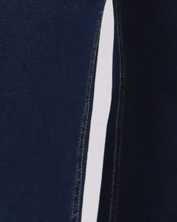 Mallory Super High Rise Culotte | Blue Dark Wash Stylish Silhouette