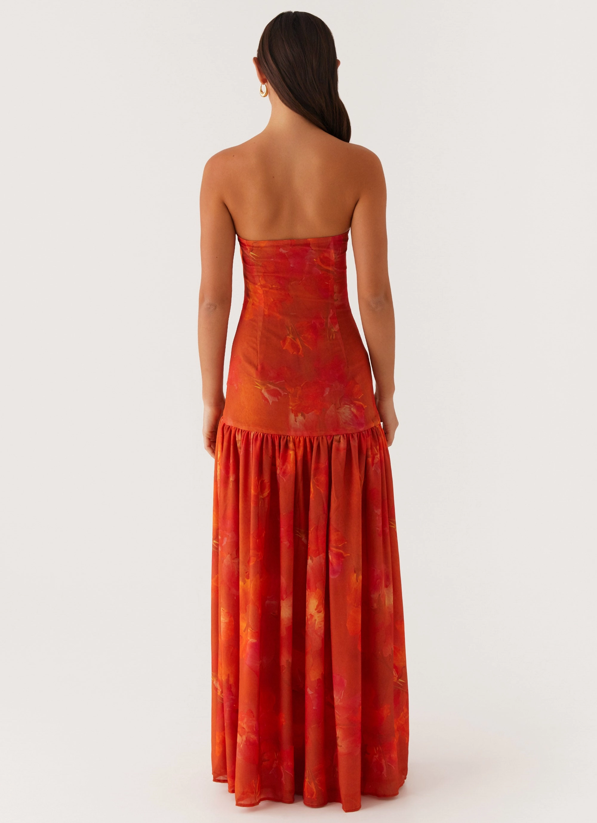 Layering-Piece Eden Strapless Maxi Dress - Amber