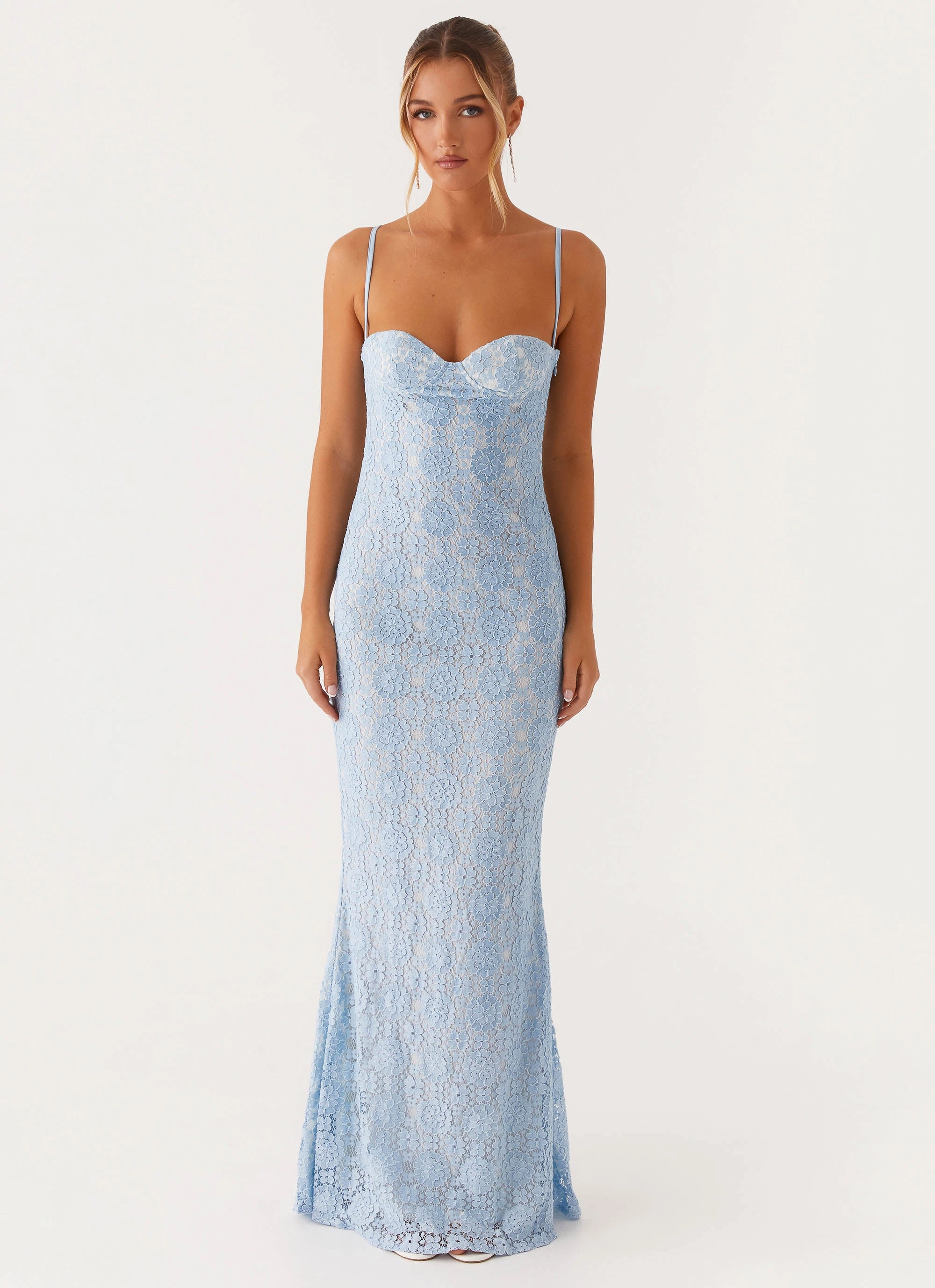 Sonia Maxi Dress - Blue Clean Finish