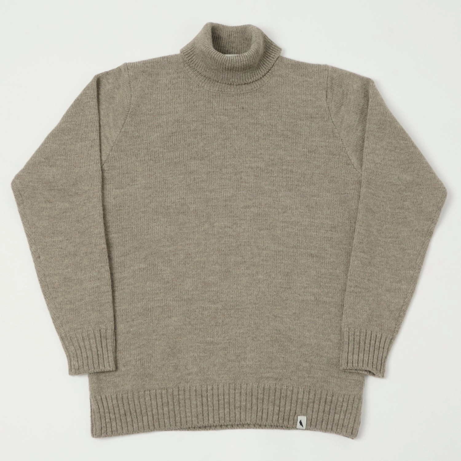 Peregrine Makers Stitch Polo Neck Jumper - Oak Soft Texture Quick Dry Weaving