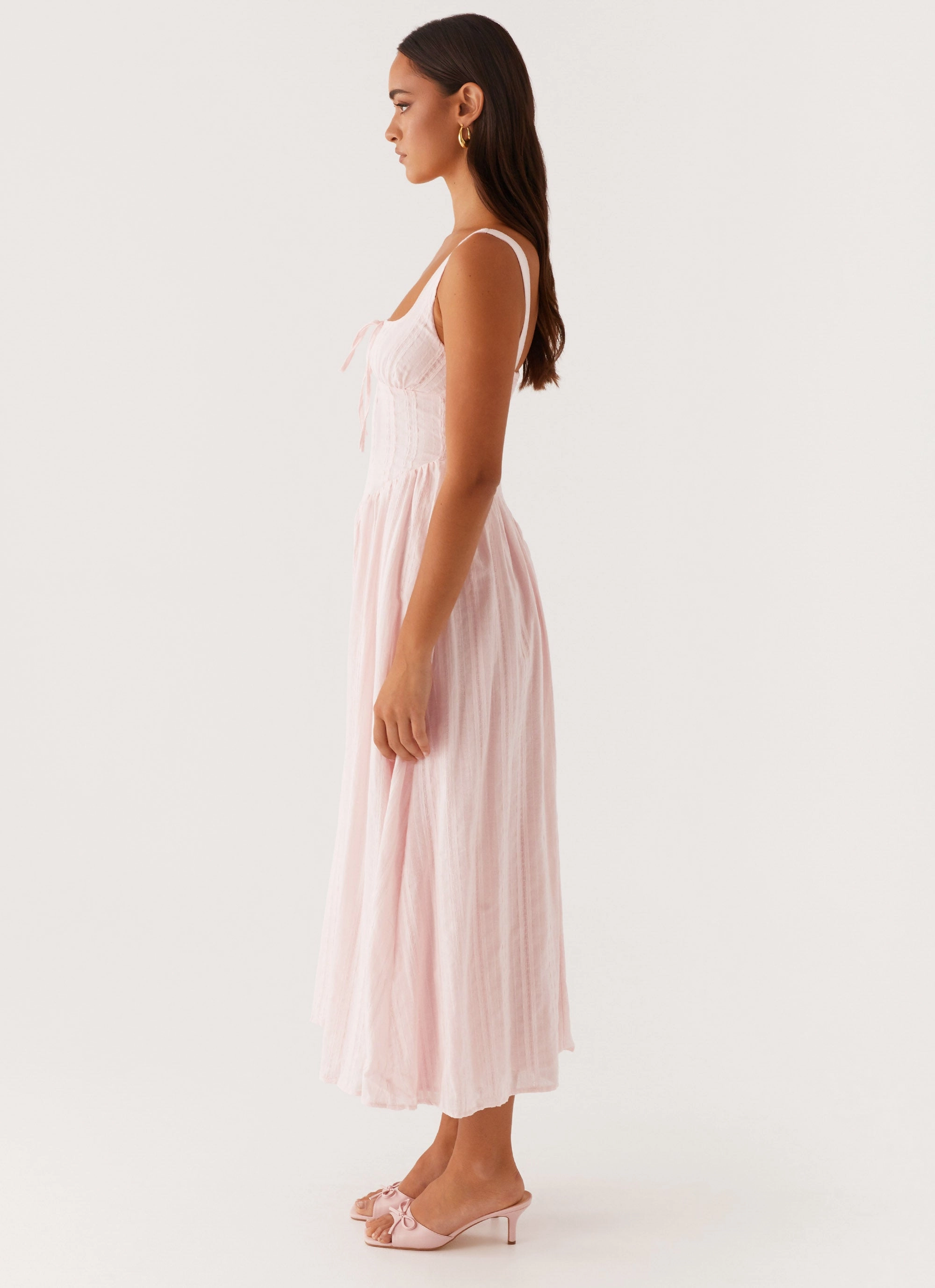 Perfect Day-to-Night Pascuelle Midi Dress - Pink
