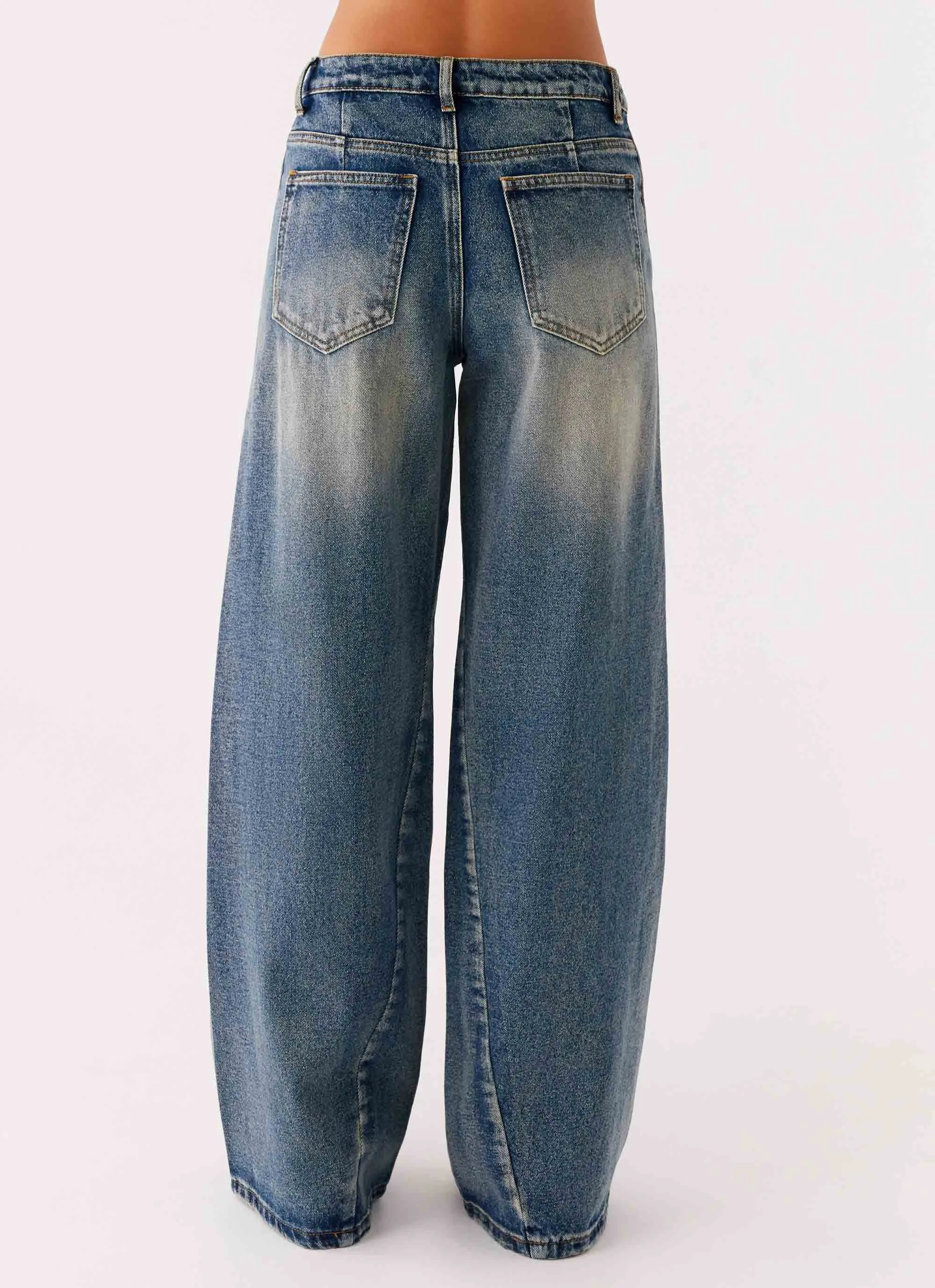Calico Denim Jeans - Indigo Comfortable Edge