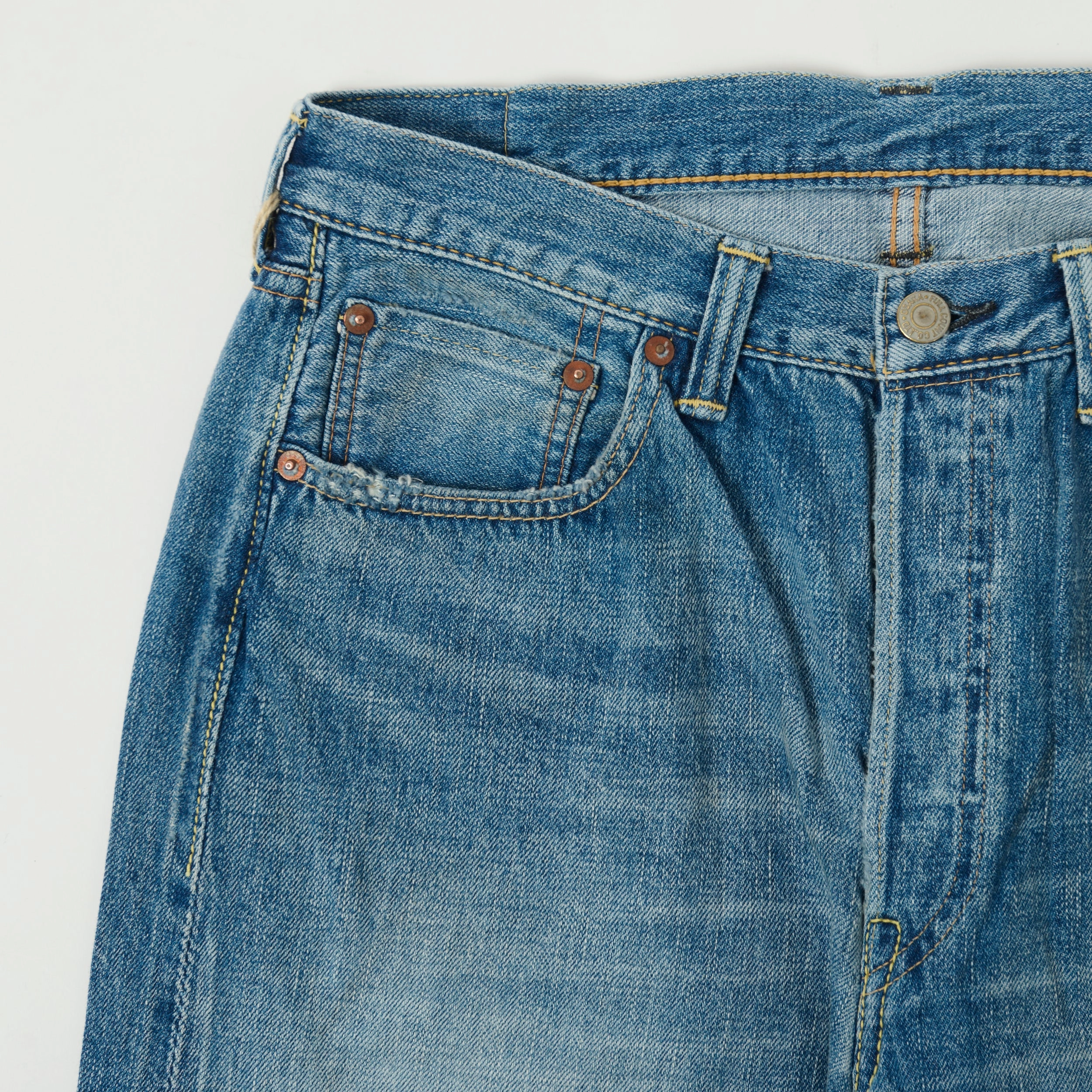 Full Count 1101SS 'Super Smooth' 11.5oz Loose Straight Jean - 'Dartford' Wash Outdoor Enthusiast Premium Home Comfort