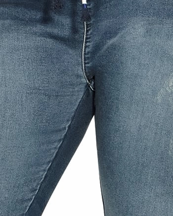 Shay Side Stripe Jogger | Medium Wash Casual Edge