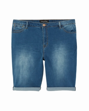 Spruce Cuffed Bermuda Short | Medium Wash Day Wear