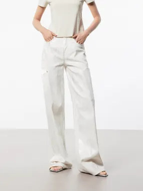 Cotton Blend Ripped Jeans Belt Loop Reinforcement Stretch Recovery