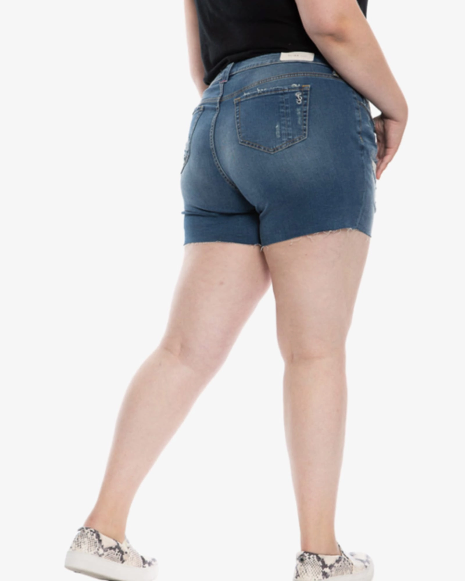 Soft Road Trip Youth Style Bold Look Parent Style Stella Mid Rise Shorts | CRYSTAL