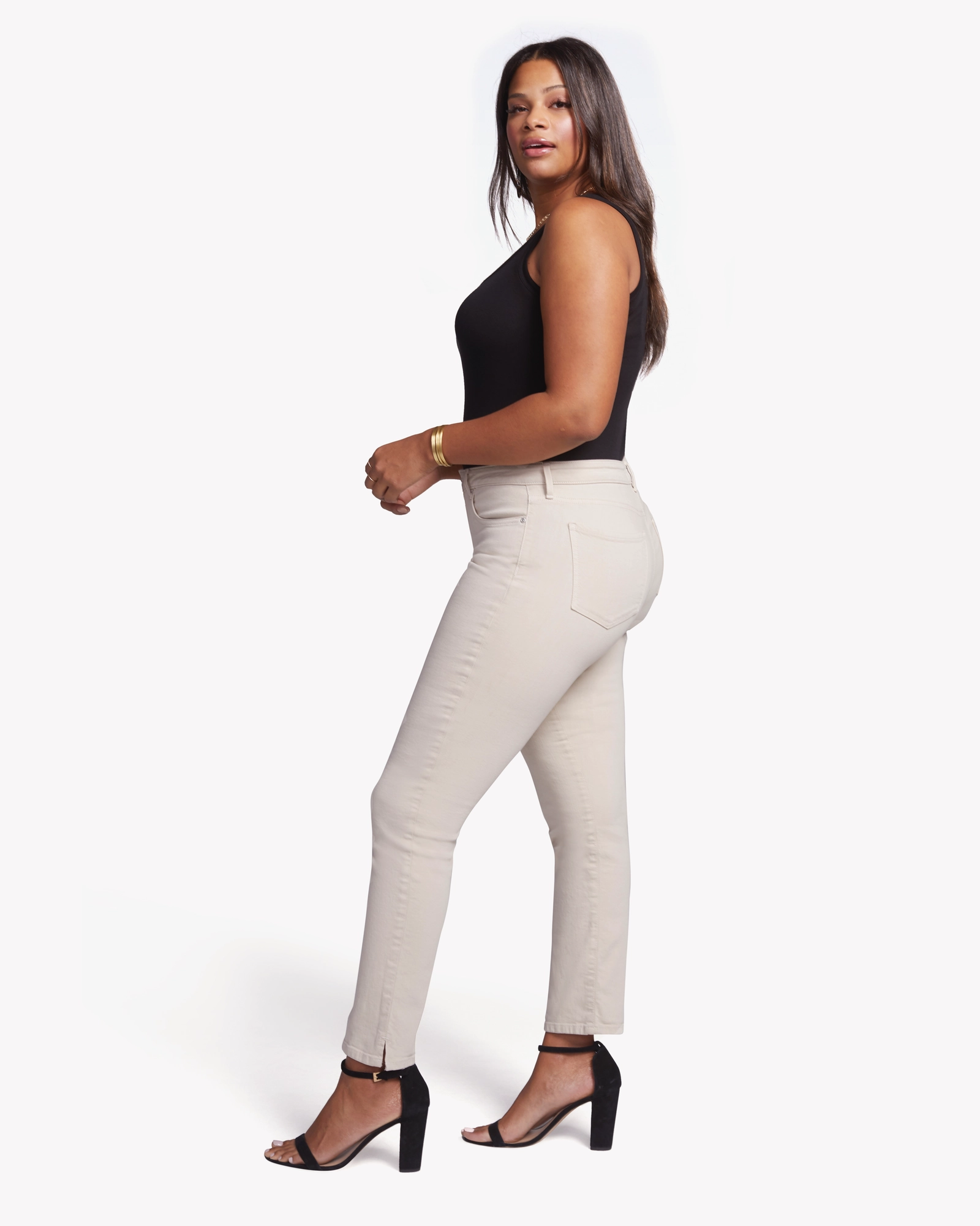 Comfy Classic High Quality Classic Weekend Getaway Stephanie Slim Straight Ankle Jeans | Feather