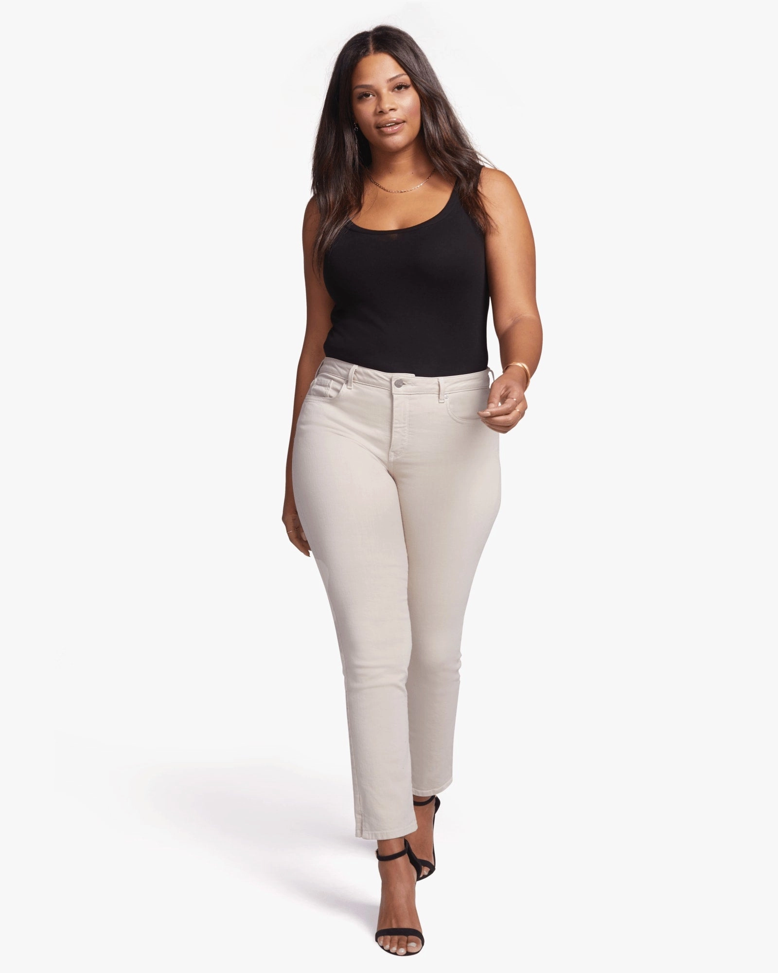 Stephanie Slim Straight Ankle Jeans | Feather Sleek Comfort Versatile Fit