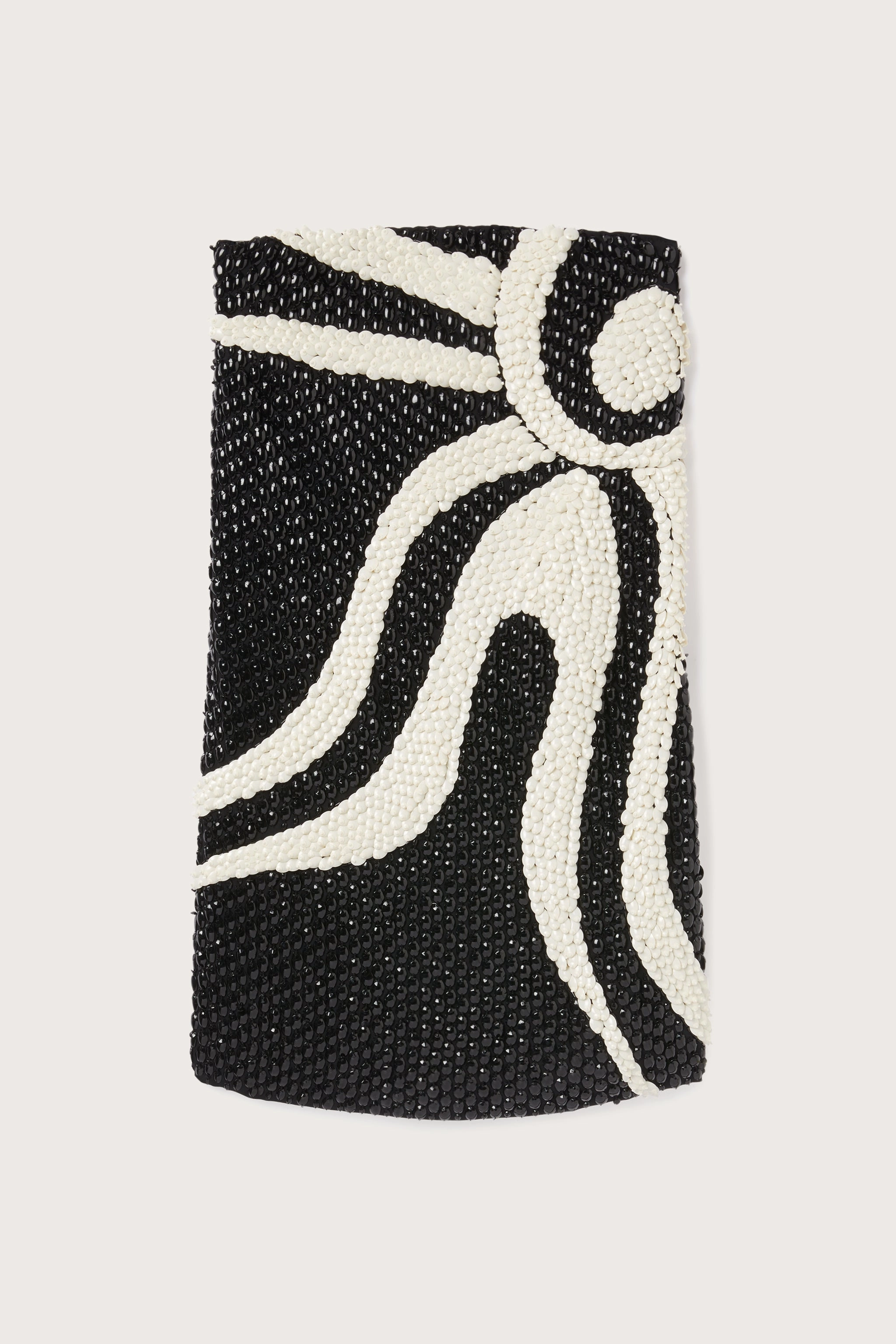 Strapless Embroidered Mini Dress Luxe Fit