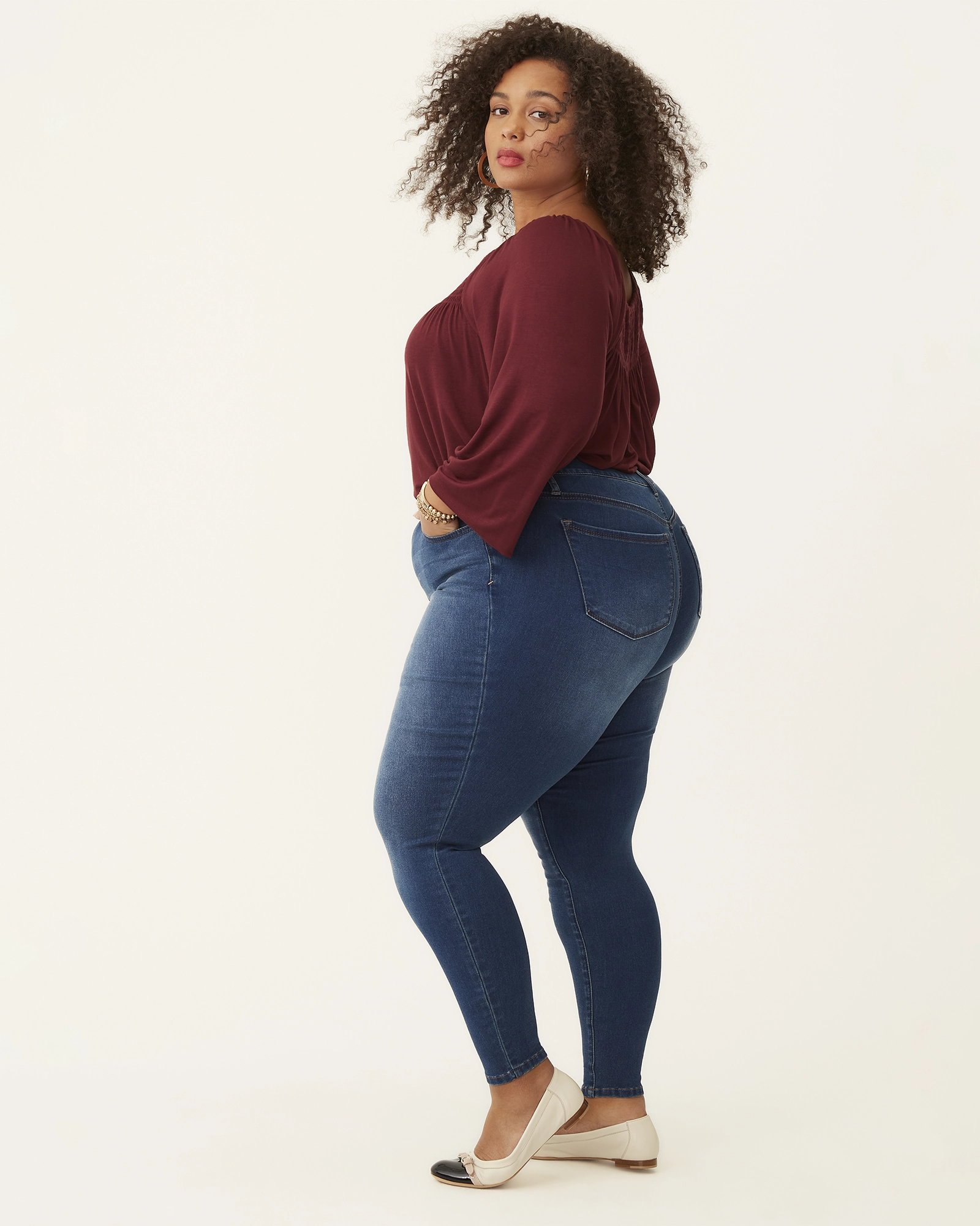 Bristol Medium Wash Skinny Jean | Dark Wash / Vintage Medium Wash Fit Essential