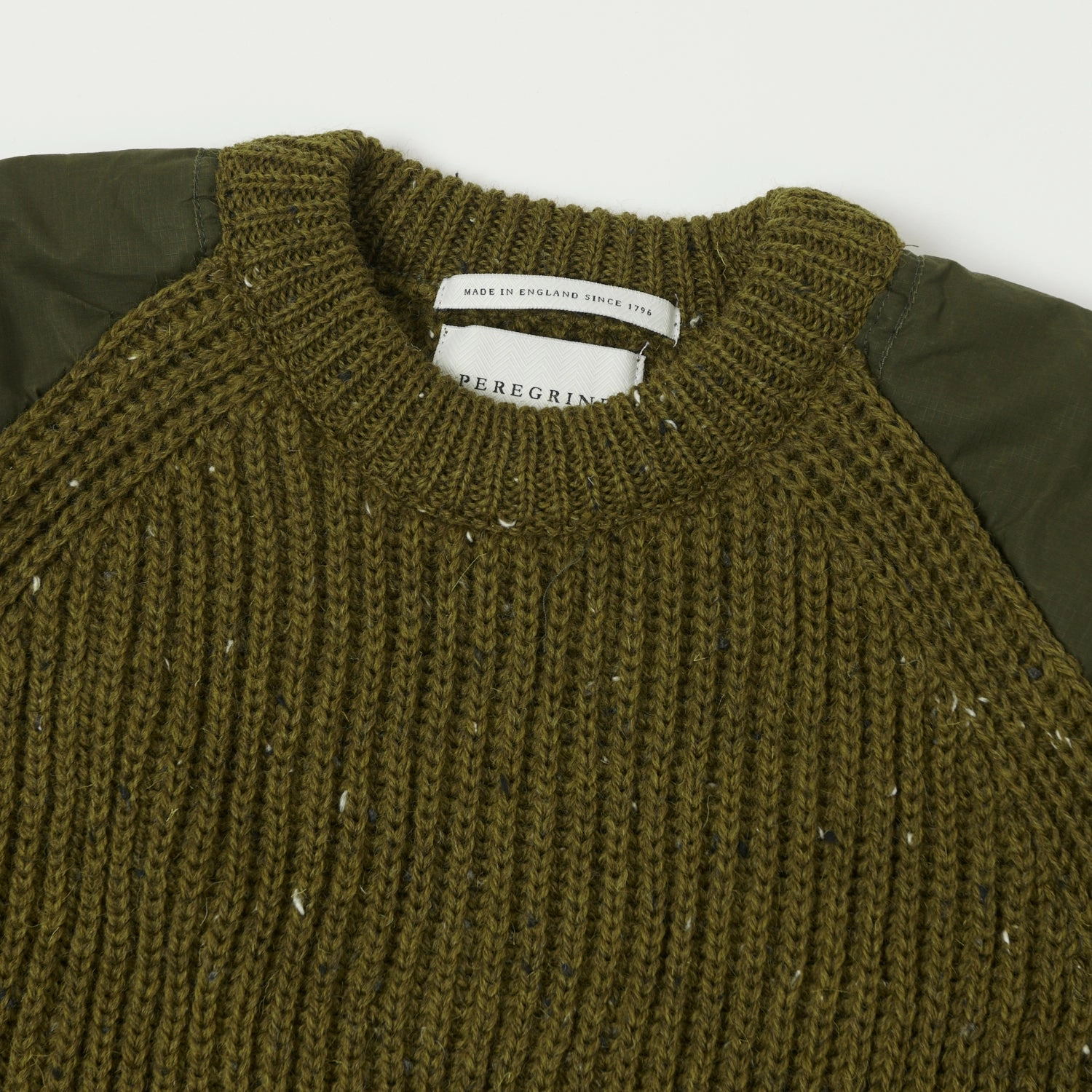 Urban Trendy Peregrine Commando Patch Jumper - Khaki