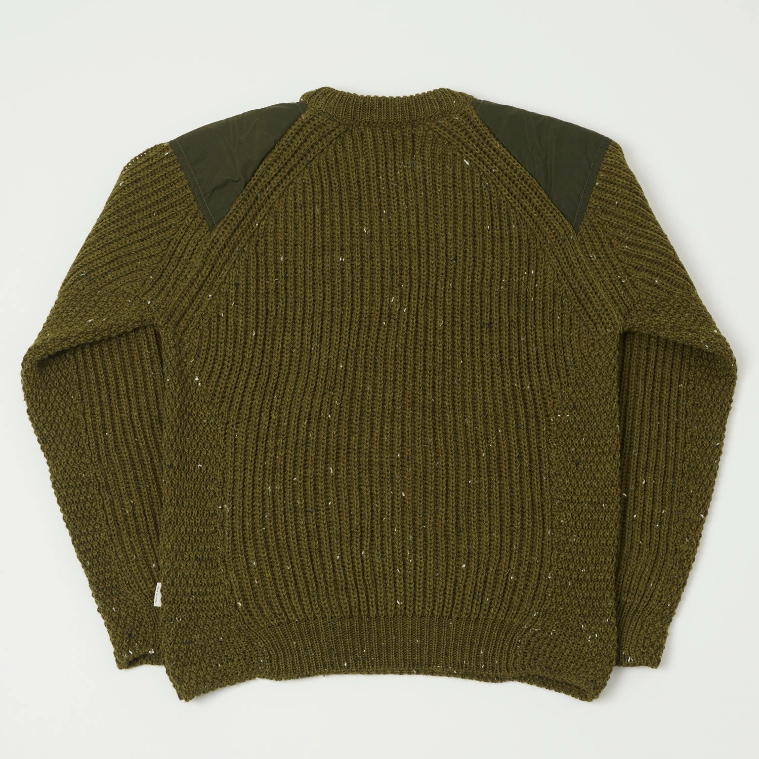 Peregrine Commando Patch Jumper - Khaki Bonded Seam Reinforcement Indoor Comfort
