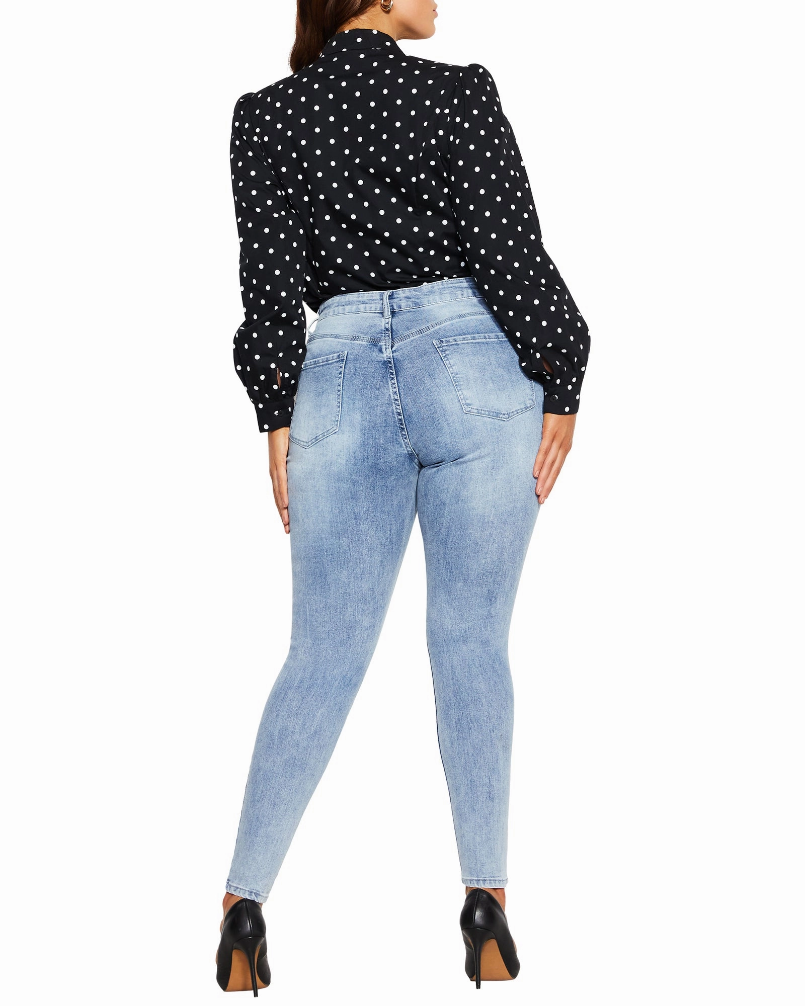 Plain style Natural Look Laney Skinny Jean | Light Wash