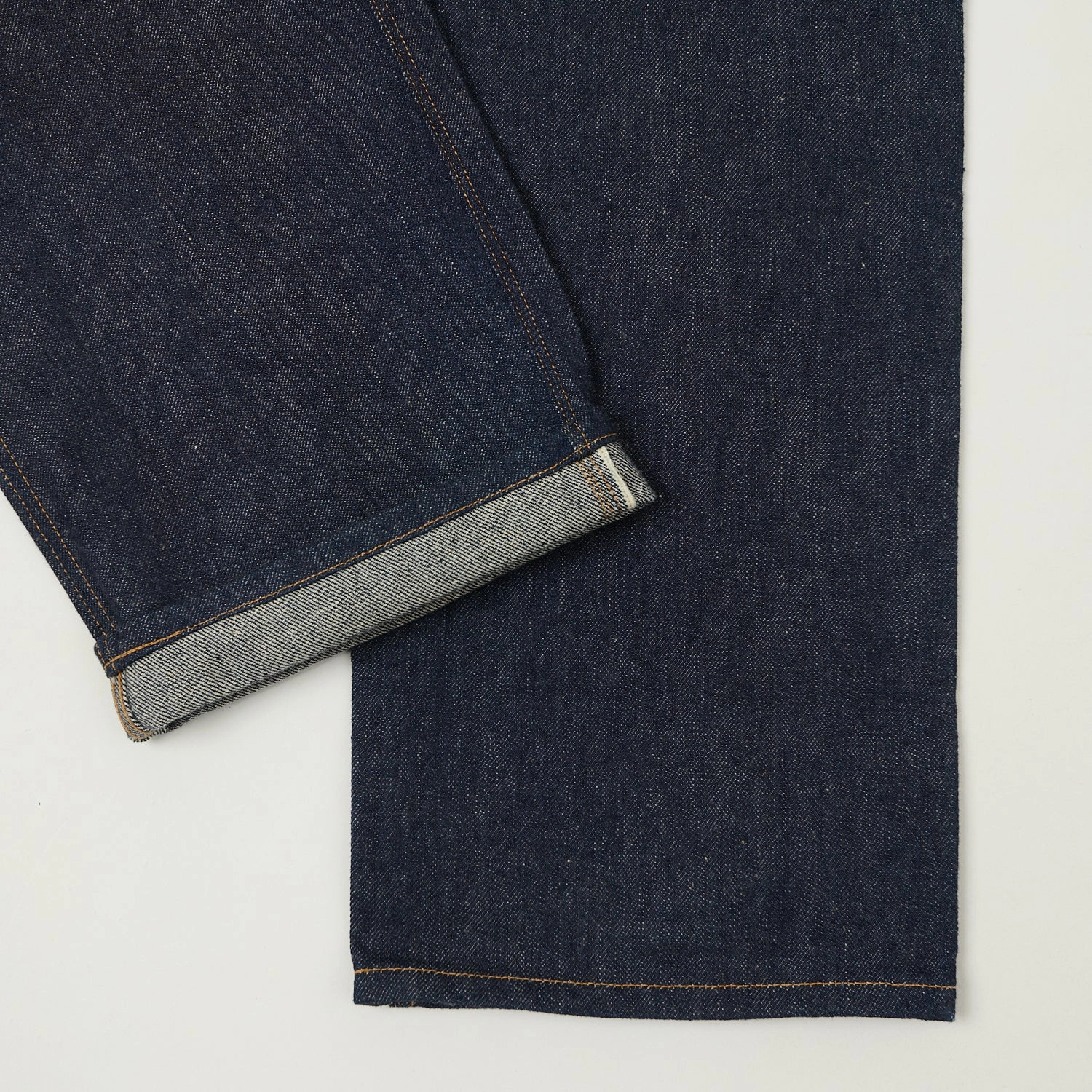 Warehouse & Co 'Brown-Duck & Digger' Regular Straight Jean - Raw Fashionable Touch Soft Eco Friendly