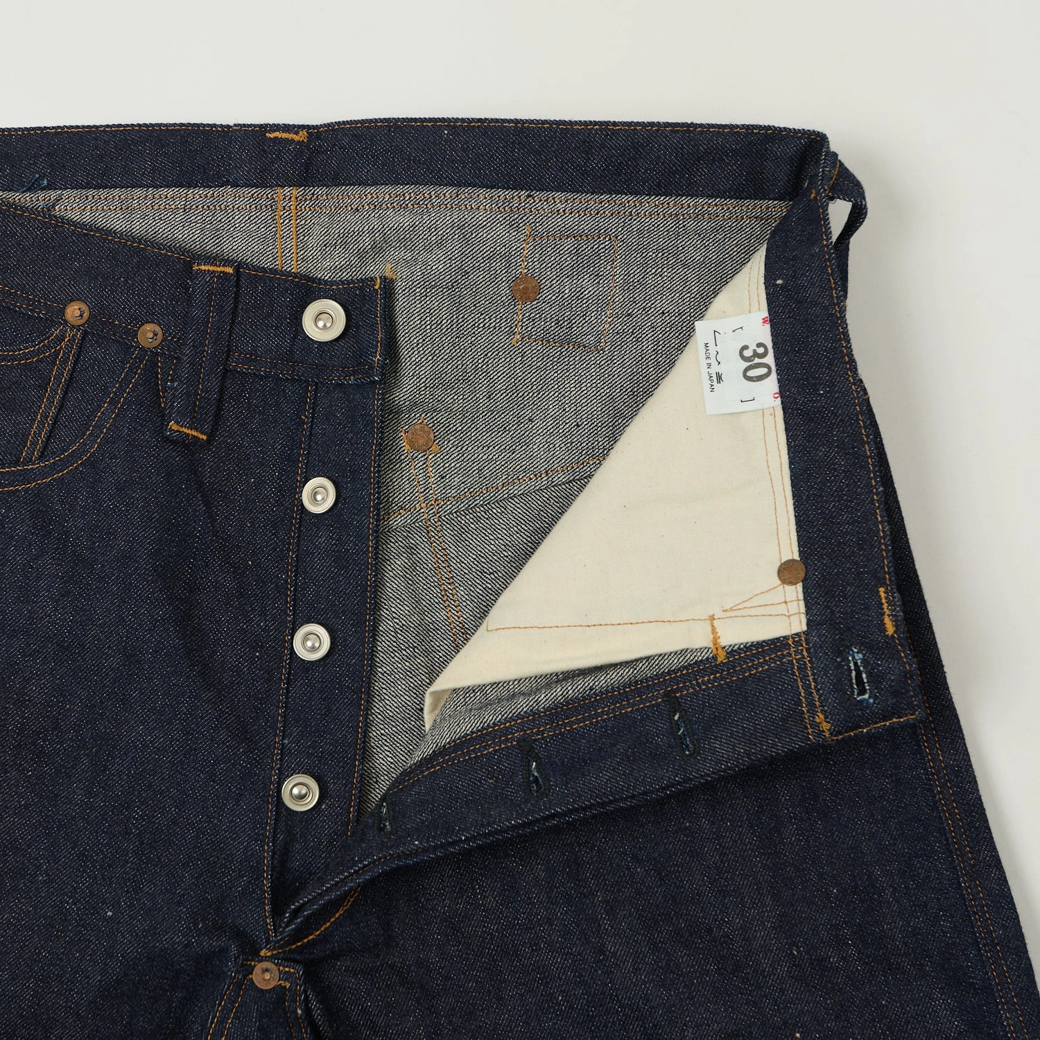 Warehouse & Co 'Brown-Duck & Digger' Regular Straight Jean - Raw Organic Cotton
