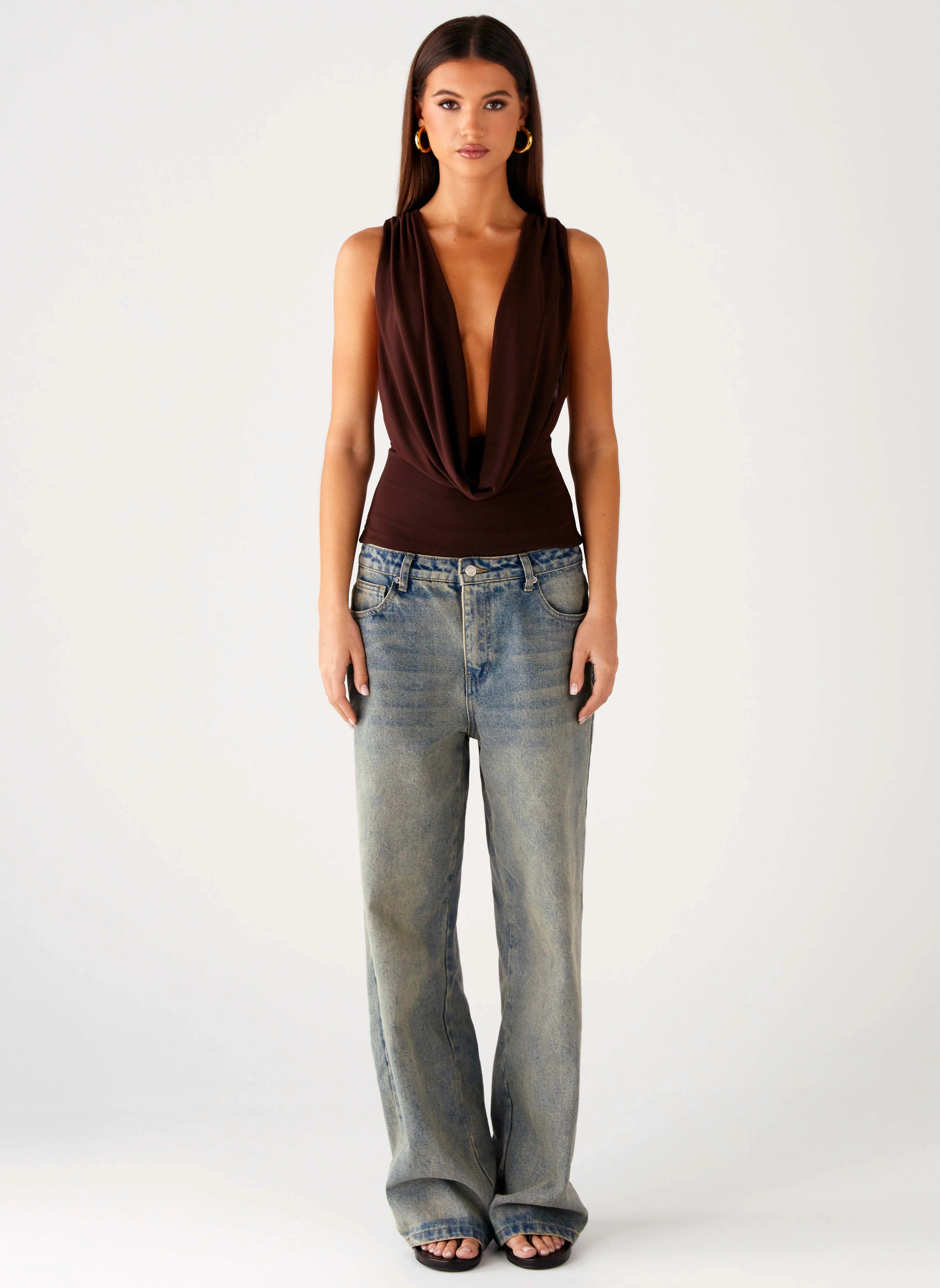 High precision Oracle Top - Chocolate