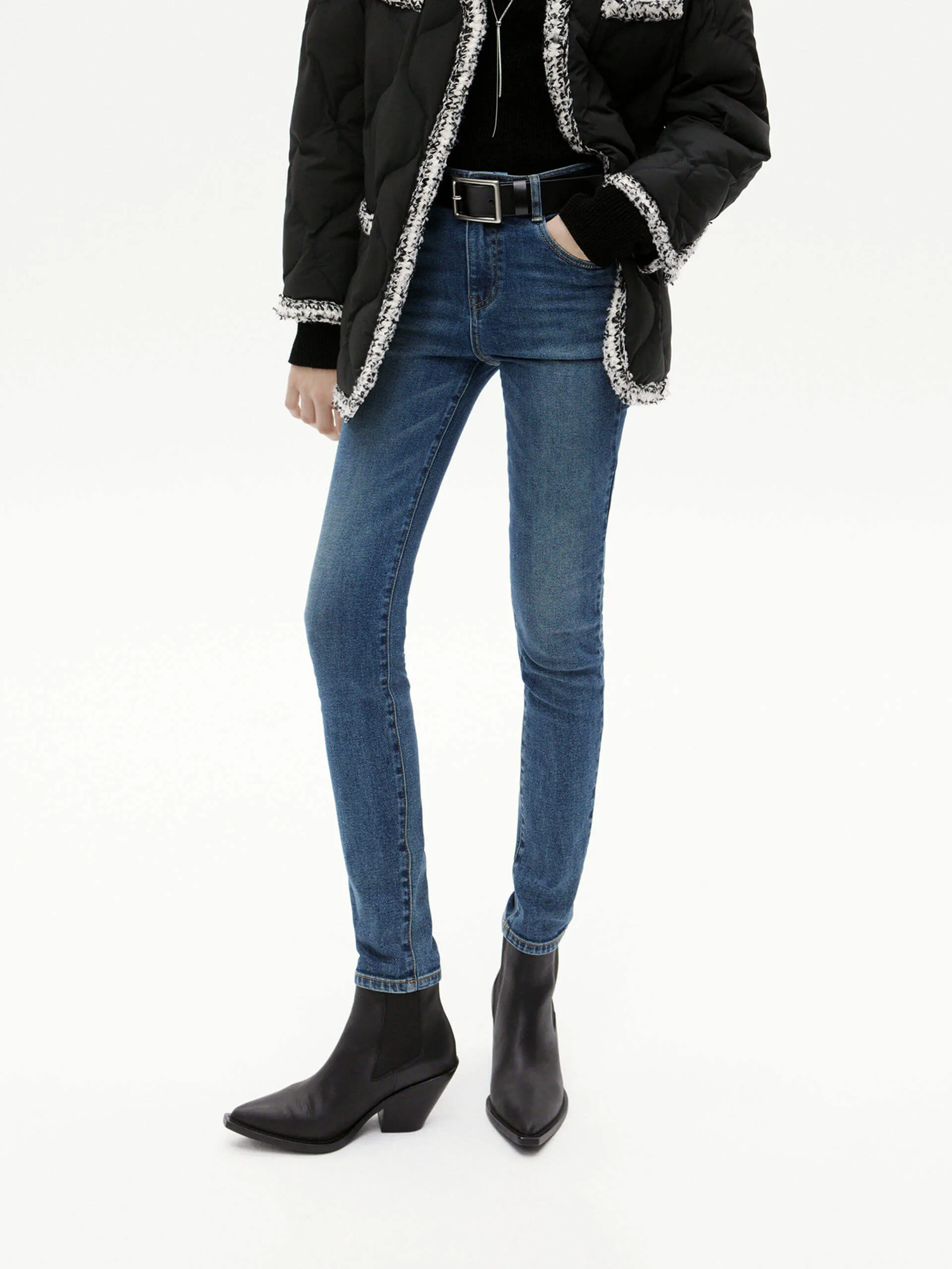 Stretch High Waist Skinny Jeans High-waisted Festival Outfit Urban Explorer