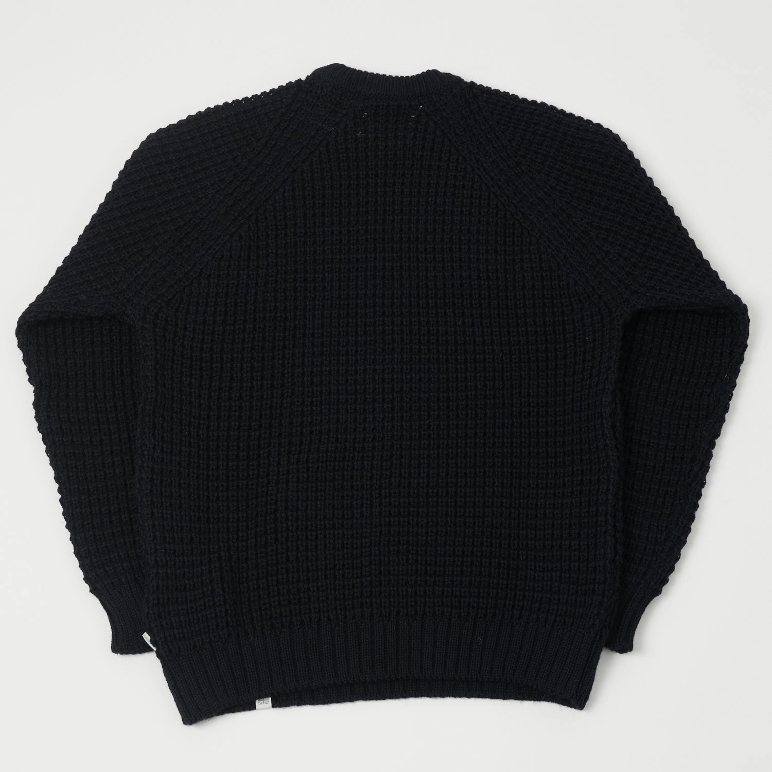 Anytime Fit Peregrine Waffle Knit Jumper - Navy