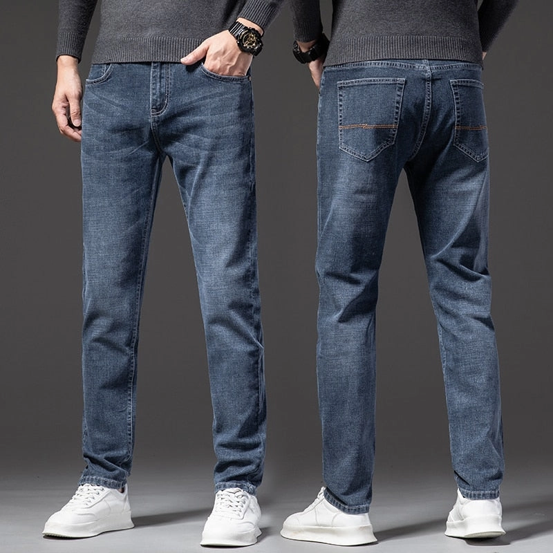 West Louis? Stretch Slim Fit Fashion Designer Denim Jeans Stylish Silhouette