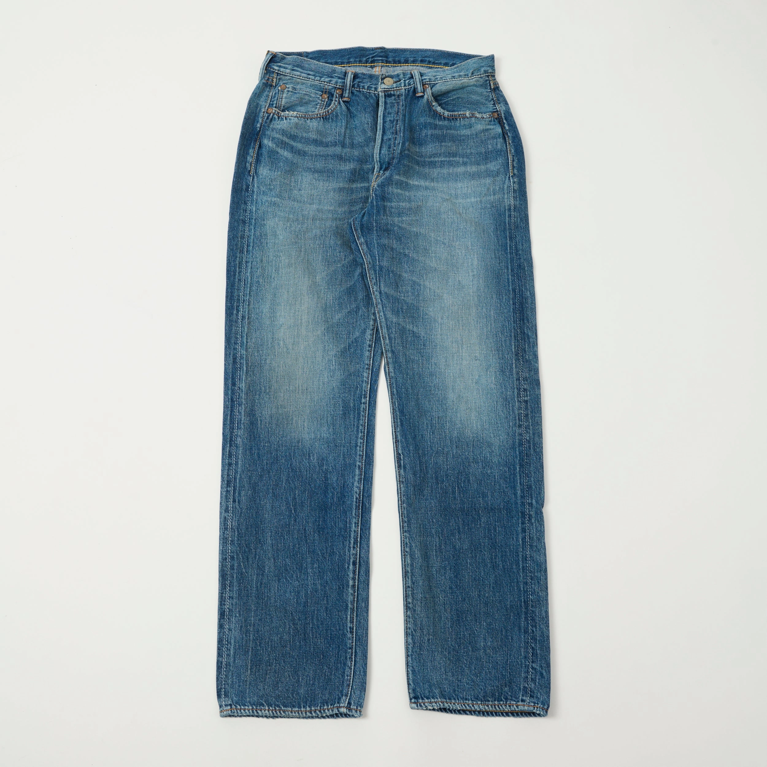 Gym Ready Vibrant Bold Layer Ready Full Count 1103SS 'Super Smooth' 11.5oz Clean Straight Jean - 'Dartford' Wash