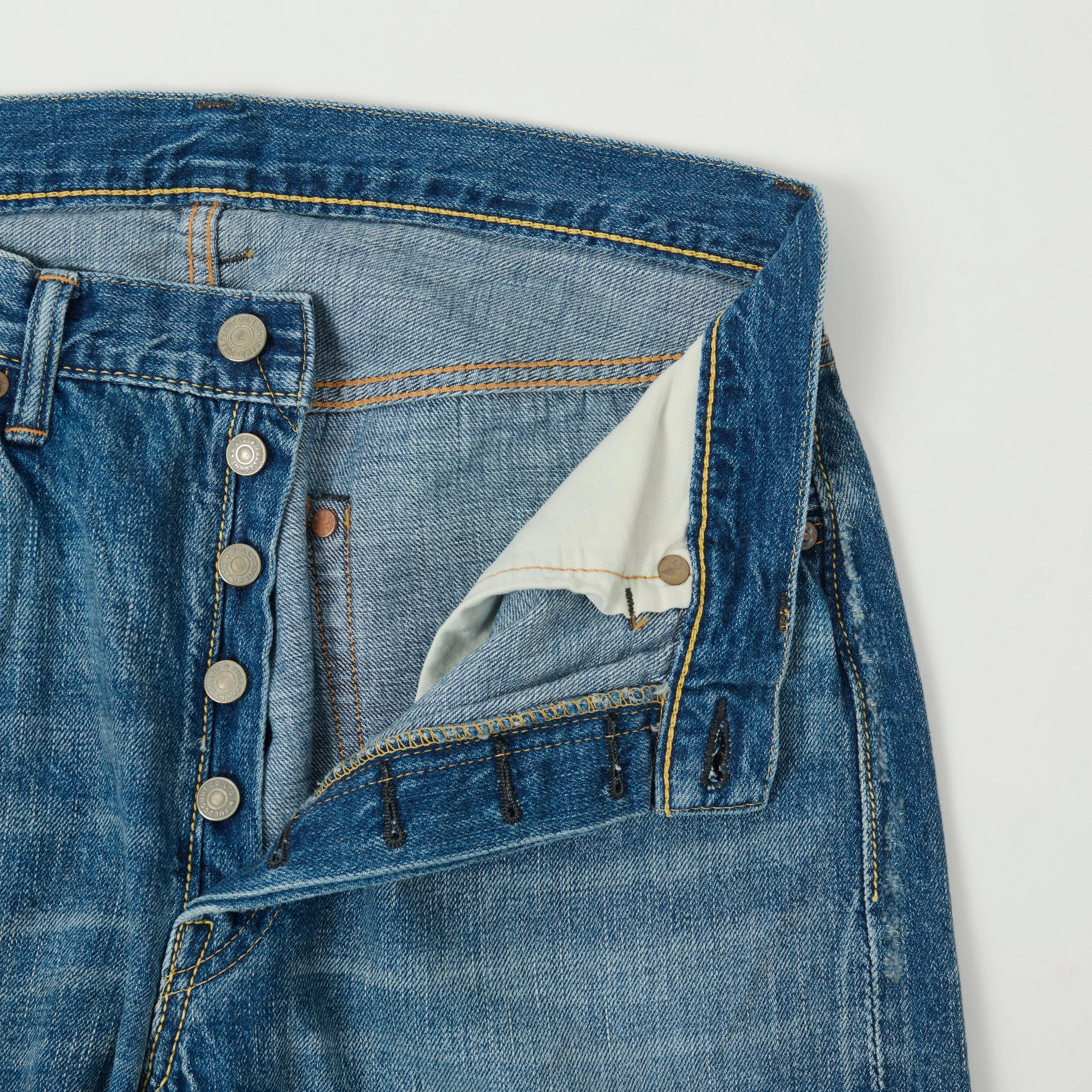 Home Comfort Party Look Modern Minimalist No Fuss Wear Full Count 1103SS 'Super Smooth' 11.5oz Clean Straight Jean - 'Dartford' Wash